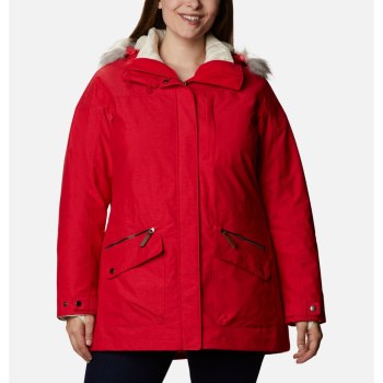 Columbia Ženske Jakne - Carson Pass Interchange Plus Size Crvene | XUTK-49361
